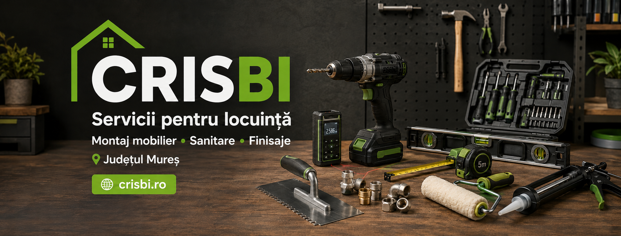 Crisbi — montaj mobilier, sanitare și finisaje în județul Mureș